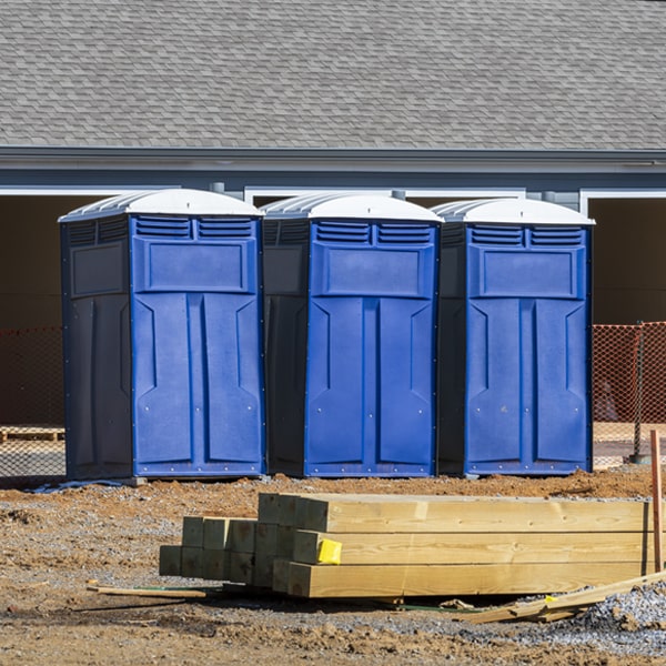 what is the cost difference between standard and deluxe portable restroom rentals in Bettsville OH